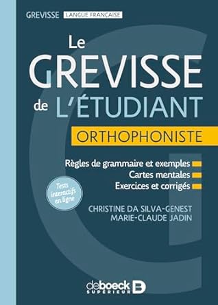 Le Grevisse de l'étudiant : orthophoniste