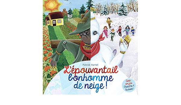L'épouvantail bonhomme de neige