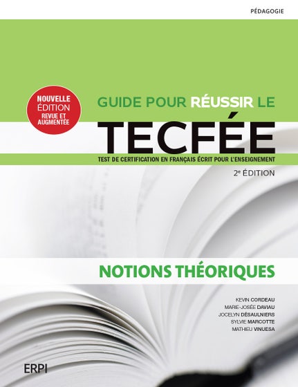 Guide pour réussir le TECFÉE 2e - Notions théoriques